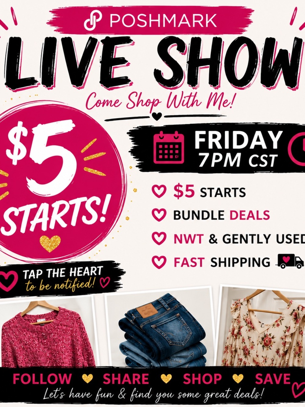 🎉 💲5 LIVE SHOW 🎉